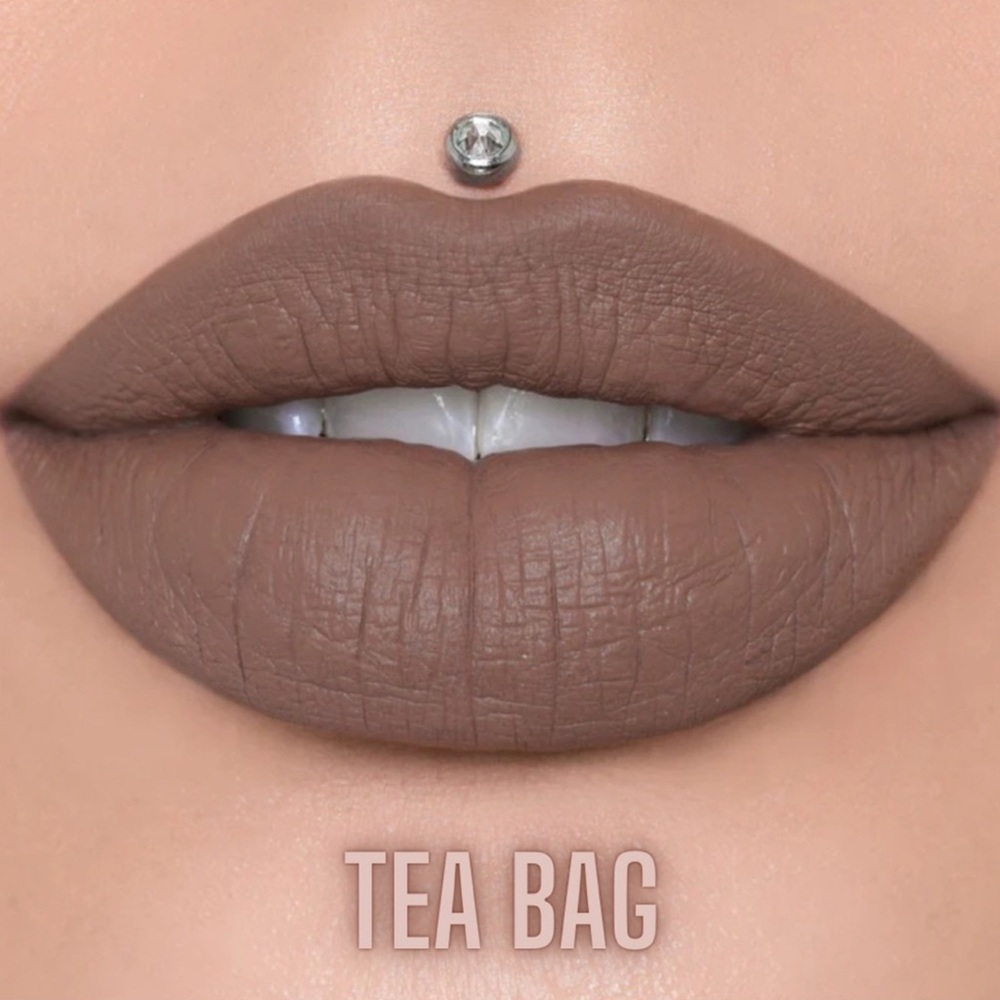 Jeffree Star Tea Bag Velour Liquid Lipstick 90s Grunge Brown Neutral Earthy Fall